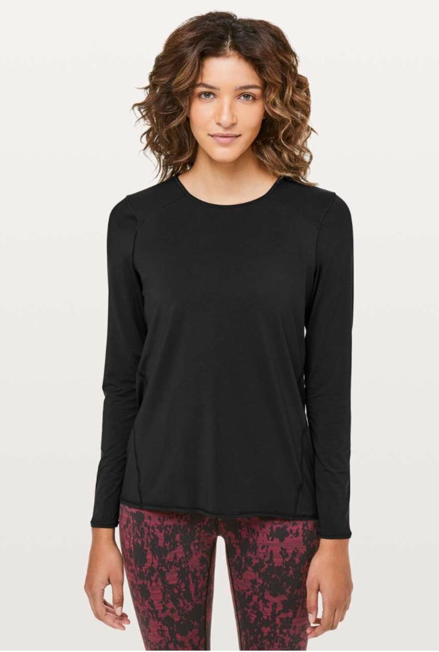 Lululemon Timeless Twist Open Back Long Sleeve Top Green